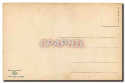 Las jesieni — krajobraz — Fotokrom, seria 157, nr 2886 — Rewers