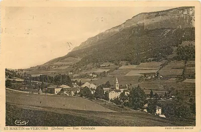 ST-MARTIN-en-VERCORS (Drôme) — Vista Geral — Fot. Combier Macon