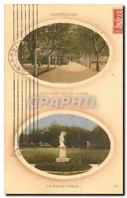 Montélimar — O Kiosque e os Cais / O Jardim Público — LL