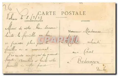 Valence — Pendentif i Dzwonnica Katedry — Coll. Chie — Rewers