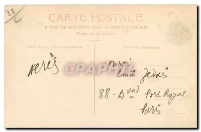 Entrada das Gorges da Bourne — Artilharia Alpina em Manobras — Editor: Carte de l'Alpe, Grenoble — Verso
