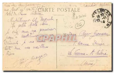 Montélimar — Sąd i Podprefektura — Papeterie Chapuis, Montélimar — Rewers