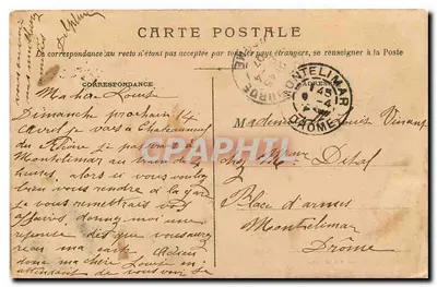 Montélimar (Drôme) — Kaszerny — Baume Édit, Montélimar — Rewers