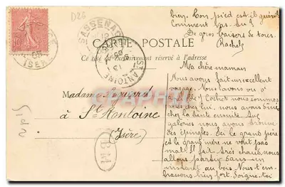 St-Jean-en-Royans — Ogólny widok — Zbiór P. P., Valence, nr 124 — Rewers