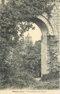 Gisors (Eure) — Vista interior do Donjon — J. Bourgeix, livreiro-editor, Gisors (Eure)