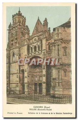 Gisors (Eure) — Igreja (Conjunto Oeste) — Coleção da Kolarsine e da Solução Pautaubege