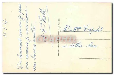 Les Andelys — A Igreja Nossa Senhora — Edição Chenevière — Verso