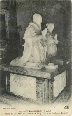Túmulo do Duque e da Duquesa de Sully — Nogent-le-Rotrou (E-et-L.) — Editado por Jules Renoult n°234