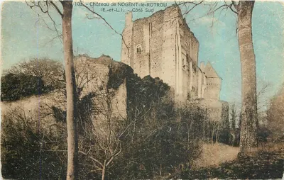 Castelo de NOGENT-le-ROTROU — Lado Sul — M. Aube, Émile Rambouillet