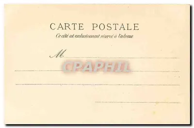 Châteaudun - O Castelo, vista tirada a jusante do Loir — editor L. Le Roy, Paris — Verso