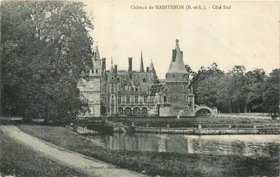 Castelo de Maintenon (E.-et-L.) — Lado Sul — G. Foucault, editor
