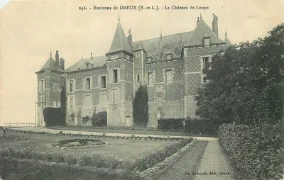Castelo de Louye — Arredores de Dreux (E.-et-L.) — Ch. Fonceault, editor Dreux