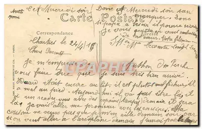 Chartres — A Estátua de Marceau — ND. Foto. N°7 — Verso