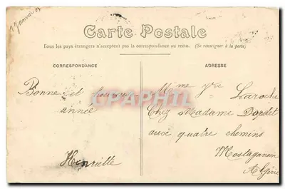 Chartres visto de cima — O antigo grande seminário — NG 81 — Verso