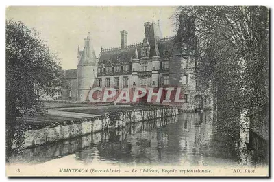 Maintenon (Eure-et-Loir) — O Castelo, Fachada Setentrional — ND, Fot.