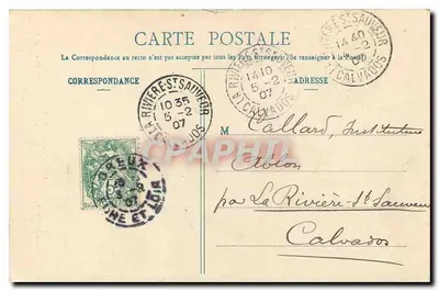 Dreux - Torre dos Souvenirs — Antigo donjon do século XII, atribuído a Robert I, Conde de Dreux — Ch. Foucault, editor, Dreux — Verso