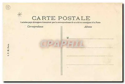 Châteaudun — O Castelo — Fachada Norte — I. P. M. Paris — Verso