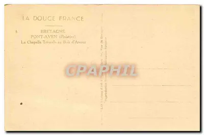 La Chapelle Trémalo no Bois d'Amour — Pont-Aven (Finistère) — Yvon — Verso