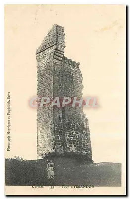 Corrèze — 99 — Torre de Yssandon — Fototipia Meyrigame e Puydeloïs, Brive