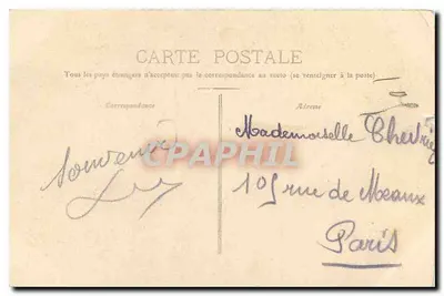 Besançon — Le Théâtre — Éditeur : Sancon, n° 11 — Verso