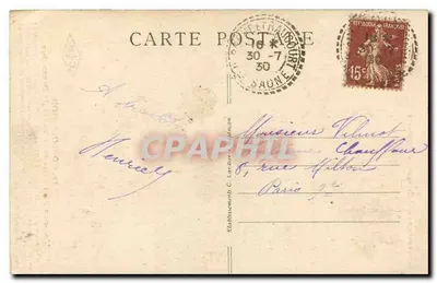 Stare Seminarium i Dolina Dessoubre — Piekne miejsca w Franche-Comté — Wydawca nieznany — Rewers