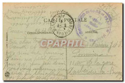 Besançon — Aanzicht genomen door Micaud — De Doubs en de Citadelle — Excursie naar Franche-Comté, n°654 — Achterkant