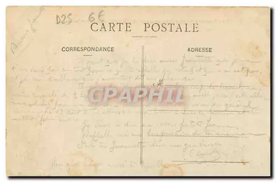 Cléron — Vista sobre a Loue — Franche-Comté Pittoresque — n°913 — Verso