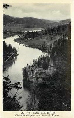 Bassins du Doubs — Classé un des plus beaux coins de France — n°12