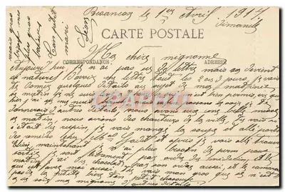 Besançon Histórica (M. D.) — A Porta Cortada — Coleção Artística, Ch. Larcoux — Verso