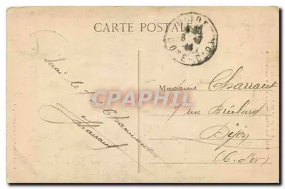La Grâce-Dieu - As Cataratas — Excursão na Franche-Comté — Editor L. GAILLARD-CHETEL, BISANCON — N° 841 — Verso