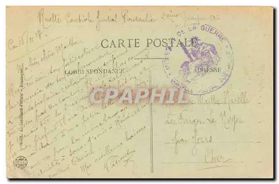 Tra le rocce — Strada pittoresca da Pontarlier a Morteau — Ed. L. Gaillard-Prêtre, n° 1635 — Verso