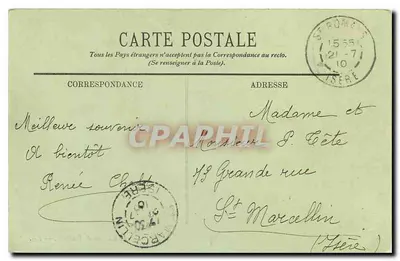 O Castelo de Beauvoir — St Romans le 6€ — LL. — Verso