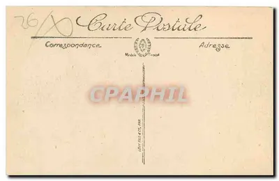 Valence — Vista geral e as Alpes — LL. — Verso