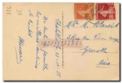 Chatillon-en-Diois — Las sosnowy Piénard — wydawca ARB, nr 32 — Rewers