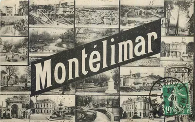 Montélimar — vista panorâmica — editor desconhecido, n° de série 15