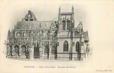 LOUVIERS — Igreja de Nossa Senhora, Ensemble Méridional — Collections ND. Phot.