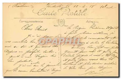Bordeaux — Plac i Brama Aquitanska — L.L. nr 23 — Rewers