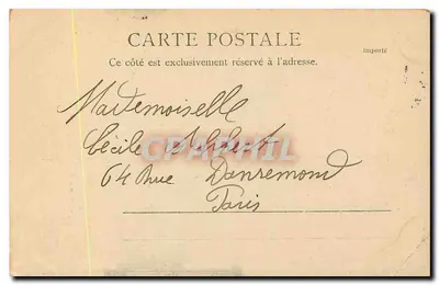 Bordeaux — rzeka Berlan i Katedra św. Andrzeja — Wydawca: C. Dejean — Rewers