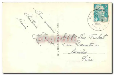 Jezioro, widok ku Echo de Ramberchamp — Gerardmer — wydawca A.A.S. n°49 — Rewers