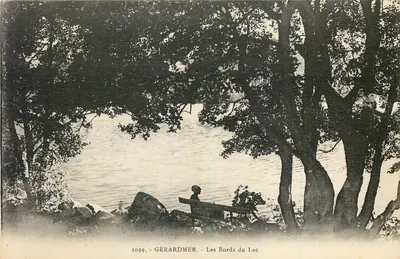 Gérardmer - As Margens do Lago — 1099 — Editor: Carres 'La Cigogne', Strasbourg