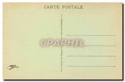 Gérardmer - As Margens do Lago — 1099 — Editor: Carres 'La Cigogne', Strasbourg — Verso
