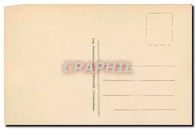 Woud van Fontainebleau — La Casquette du Jockey (Franchard) — Collectie A — Achterkant