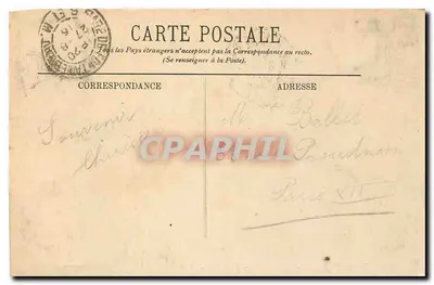 Fontainebleau — A Floresta — As Gorges de Franchard — L.L. — n°218 — Verso