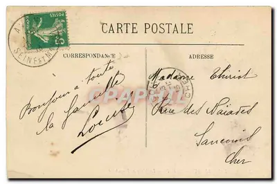 Fontainebleau — La Selva — La Mare de Franchard — LL. — N° 193 — Reverso