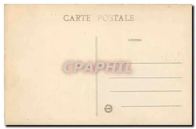 Palácio de Fontainebleau — O Castelo e o Lago das Carpas — Editor: C. L. B. n°8 — Verso