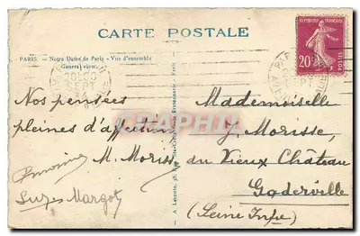 Notre-Dame de Paris — Widok ogólny — Paryż — Rewers