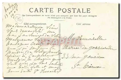 PARIS. — Het Sacré-Cœur van Montmartre. — Uitgever onbekend, serie-nummer niet zichtbaar. — Achterkant