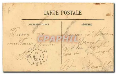 Paris — A Conciergerie — editor desconhecido, número de série não visível — Verso