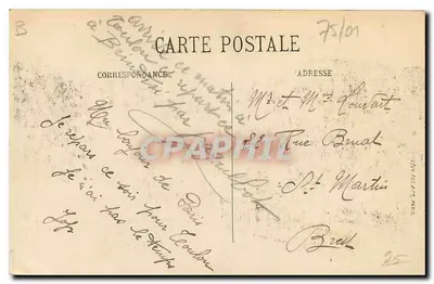 Paryż (IVe) — La Conciergerie — LL. — Nr 1267 — Rewers