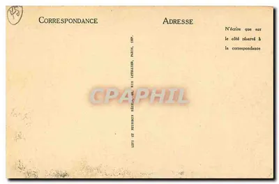 Paryż — Wnętrze świątyni Świętego Germain w Auxerrois — LL nr 549 — Rewers